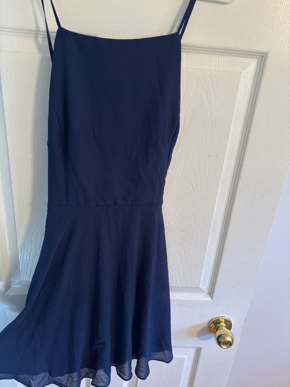 Women’s Lulu adjustable navy blue dress